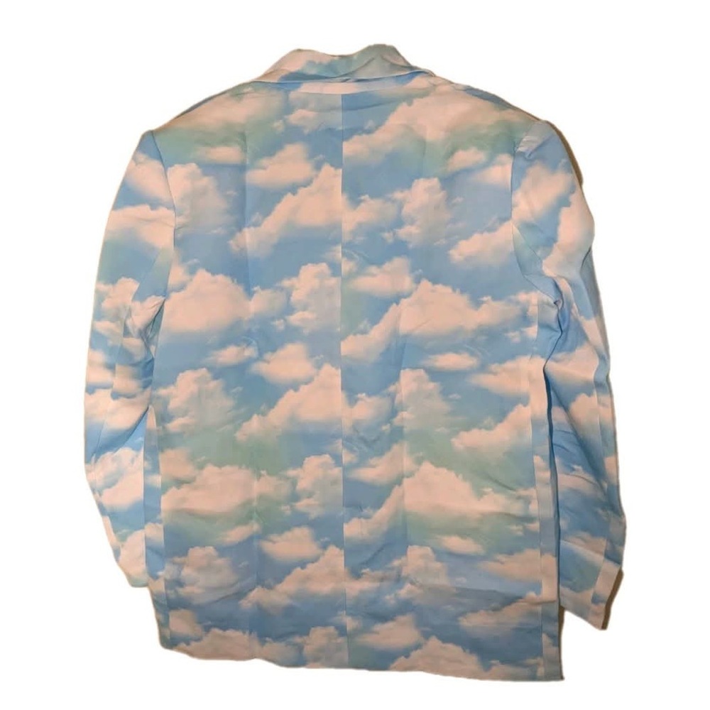 Dressed in Lala Make Me Wanna Lala Boyfriend Blazer in Cloud Nine Size Medium M - Picture 3 of 7